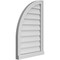 Ekena Millwork Quarter Round Top Left Surface Mount PVC Gable Vent w/ 2"W x 2"P Brickmould Sill Frame, 20"W x 30"H GVPQL20X3003SN - alternate 4